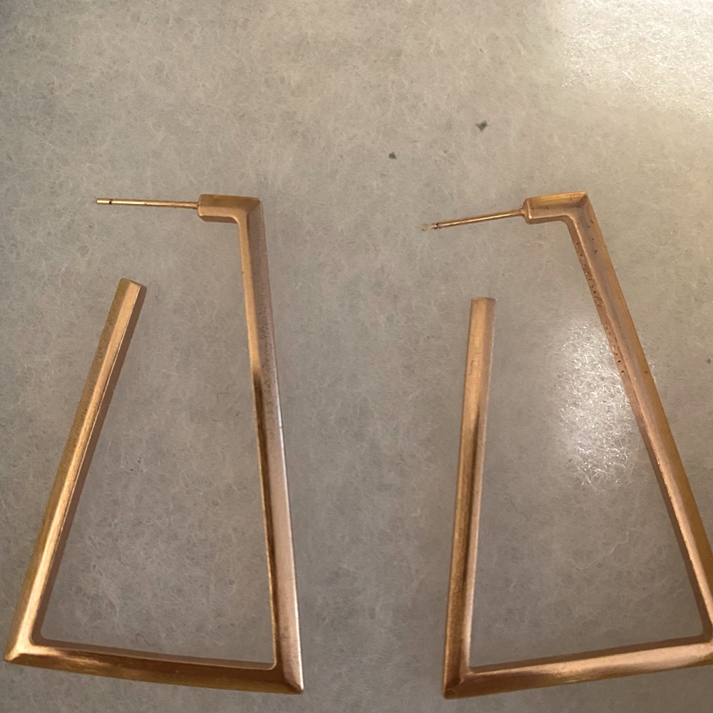 Kendra Scott Easton Hoop Earrings in Rose Gold